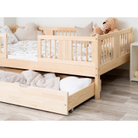 Detská posteľ z masívu borovice LUNA 20 - 180x80 cm