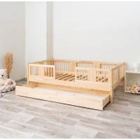 Detská posteľ z masívu borovice LUNA 20 - 180x80 cm