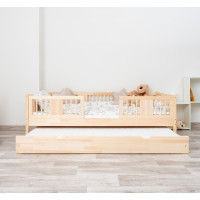Detská posteľ z masívu borovice LUNA 20 - 160x80 cm