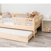 Detská posteľ z masívu borovice LUNA 20 - 160x80 cm