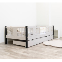 Detská posteľ z masívu borovice LUNA 20 - 160x80 cm