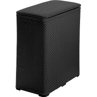 Gedy AMBROGIO kôš na bielizeň 50x55x28 cm, čierna 203814