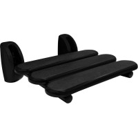 Ridder HANDICAP sklopné sedátko do sprchového kúta, 36x25cm, čierna A140110