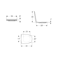 Geberit GEBERIT BAMBINI WC sedátko, biela 502.970.01.1