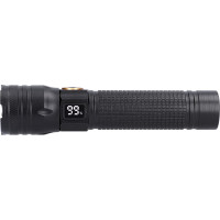 Solight LED nabíjacie svietidlo s displejom, 200lm, zoom, Li-Ion