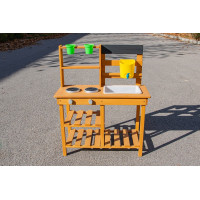 2Kids Toys Drevená záhradná kuchynka s drezom