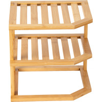 Rohová bambusová polička DEDAL