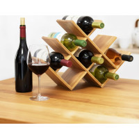 Stojan na víno SOLARIS - prírodný