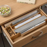 Bambusový zásobník na kuchynské fólie BORDE