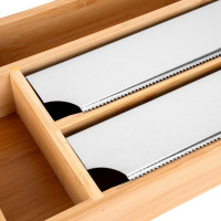 Bambusový zásobník na kuchynské fólie BORDE