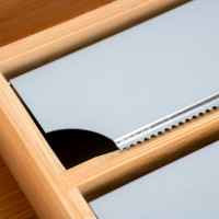 Bambusový zásobník na kuchynské fólie BORDE