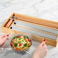 Bambusový zásobník na kuchynské fólie BORDE