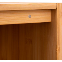 Bambusový chlebník CHARLES - prírodný/čierny