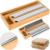 Bambusový zásobník na kuchynské fólie BORDE