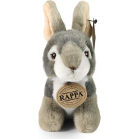 Rappa Plyšový králik sivý sediaci 16 cm ECO-FRIENDLY