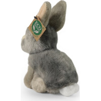 Rappa Plyšový králik sivý sediaci 16 cm ECO-FRIENDLY