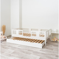 Detská posteľ z masívu borovice LUNA 20 - 200x90 cm