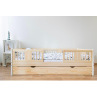 Detská posteľ z masívu borovice LUNA 20 - 200x90 cm