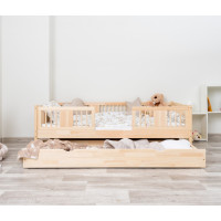 Detská posteľ z masívu borovice LUNA 20 - 190x90 cm