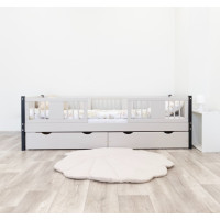 Detská posteľ z masívu borovice LUNA 20 - 200x90 cm
