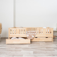 Detská posteľ z masívu borovice NIKO 20 - 190x90 cm