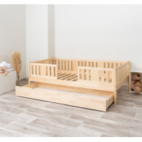 Detská posteľ z masívu borovice NIKO 20 - 200x90 cm