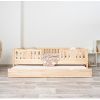 Detská posteľ z masívu borovice NIKO 20 - 200x90 cm
