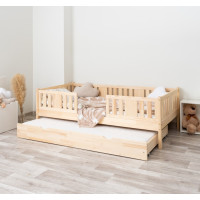 Detská posteľ z masívu borovice NIKO 20 - 200x90 cm