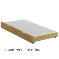 Detská posteľ z masívu borovice NIKO 20 - 160x80 cm