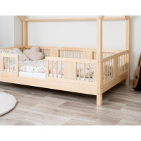 Detská domčeková posteľ z masívu borovice LUNA L 10 - 160x80 cm