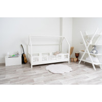 Detská domčeková posteľ z masívu borovice LUNA L 10 - 190x90 cm