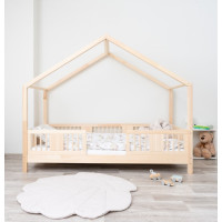 Detská domčeková posteľ z masívu borovice LUNA S 10 - 180x80 cm