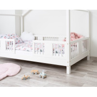 Detská domčeková posteľ z masívu borovice LUNA S 10 - 200x90 cm