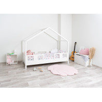 Detská domčeková posteľ z masívu borovice LUNA S 10 - 190x90 cm