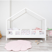 Detská domčeková posteľ z masívu borovice LUNA S 10 - 200x90 cm