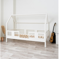 Detská posteľ z masívu borovice LUNA 20 - 160x80 cm [CLONE]