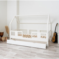 Detská posteľ z masívu borovice LUNA 20 - 160x80 cm [CLONE]