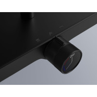 Sprchová súprava Rea BARI s termostatickou batériou a policou - čierna