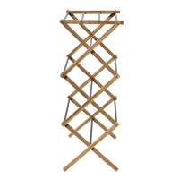 Aqualine CIKCAK skladací stojan na uteráky 73x97x39cm, jaseň SP621