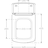 Isvea PURITY WC sedátko, SLIM, Soft Close, biela 40S10200I