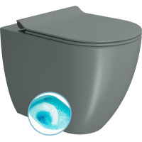 GSI PURA WC misa stojaca, Swirlflush, 36x55cm, spodný/zadný odpad, agave dual-mat 889004