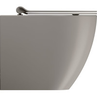 GSI PURA WC misa stojaca, Swirlflush, 36x55cm, spodný/zadný odpad, tortora dual-mat 889005