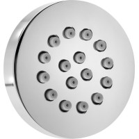 Sapho Nástenná spŕška s otočným kĺbom, okrúhla, chróm AB550