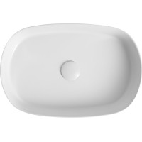 Isvea INFINITY OVAL keramické umývadlo na dosku, 55x36cm, terrazzo 10NF65055-2L-TRZ