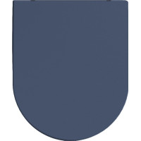 Isvea INFINITY WC sedadlo, SLIM, Soft Close, Easy Take, modrá mat 40KF0544I-S