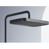 Sprchová súprava Rea BARI s termostatickou batériou a policou - titánová šedá