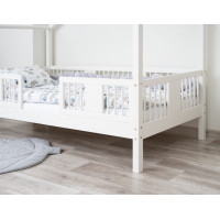 Detská domčeková posteľ z masívu borovice LUNA S 20 - 200x90 cm