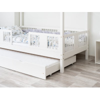 Detská domčeková posteľ z masívu borovice LUNA S 20 - 200x90 cm