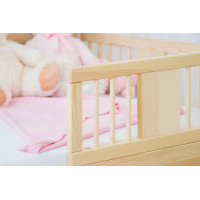 Detská domčeková posteľ z masívu borovice LUNA S 20 - 160x80 cm