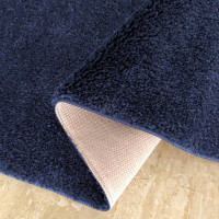 Moderný koberec SHAGGY CAMIL - tmavomodrý